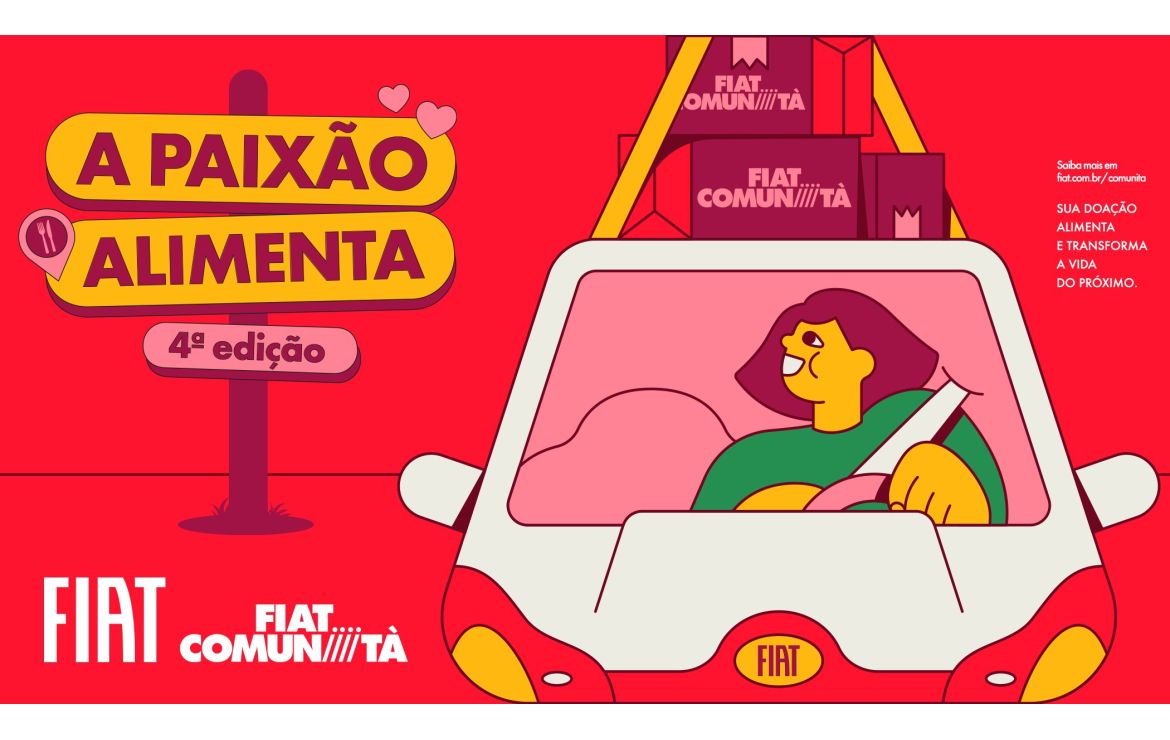 Fiat realiza 4ª edição da campanha “A paixão alimenta”